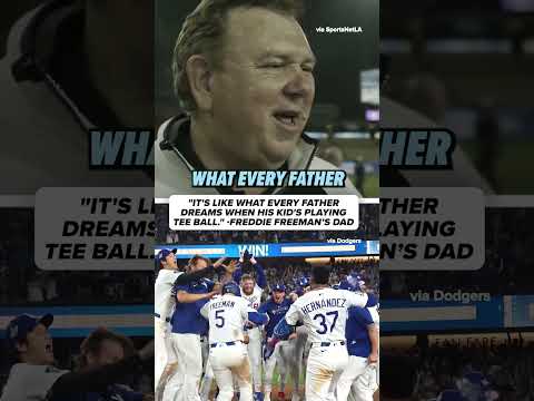 What a moment for the Freeman’s #mlb #baseball