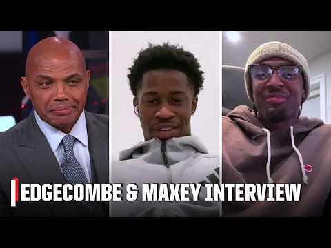 VJ Edgecombe & Tyrese Maxey join the Inside Guys for an interview | Inside the NBA
