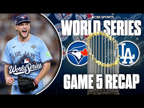 Trey Yesavage silences Dodgers in Game 5 as Blue Jays take 3-2 series lead | World Series Recap