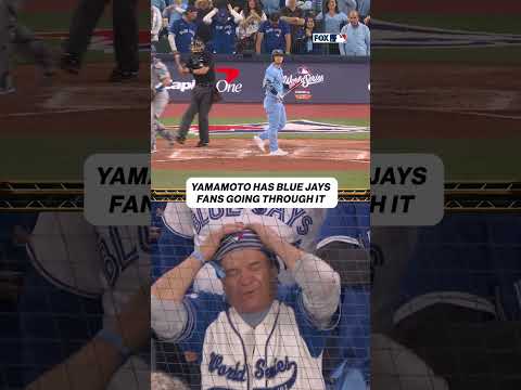 Yamamoto has Blue Jays fans STRESSING 😩 #bluejays #Dodgers #yamamoto