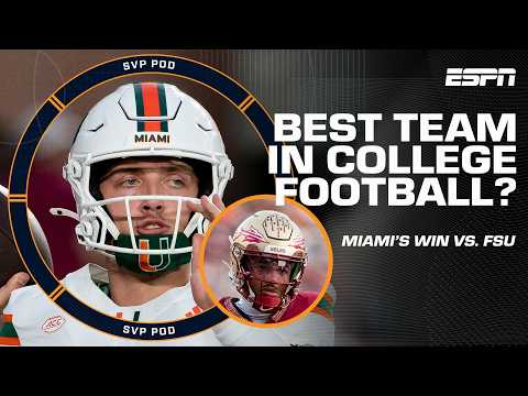 ‘As GOOD as I’ve seen!’ – SVP & Stanford Steve think Miami is THE NO. 1 TEAM in CFB 👀 | SVPod