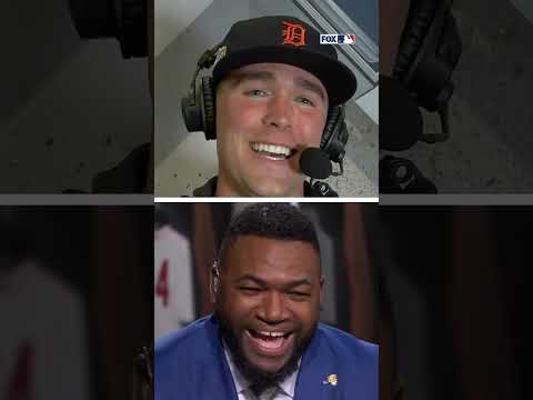 Kerry Carpenter grew up idolizing David Ortiz ❤️🥺 #davidortiz #tigers #alds #mlb #mlbplayoffs