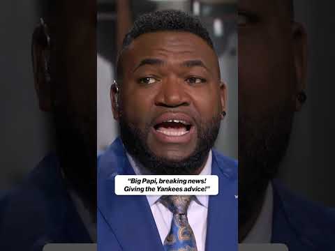 Should Yankees take Big Papi’s advice 🤔 #yankees #bigpapi #davidortiz #lukeweaver #mlb