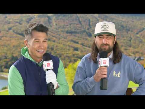 Noah Kahan & Gary Striewski are LIVE from Folk & Fairways charity golf tournament | SportsCenter