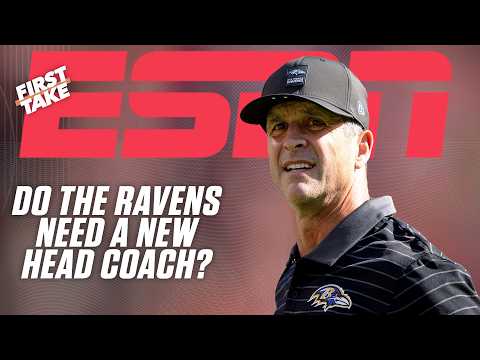 Is John Harbaugh to blame for Ravens downfall? Stephen A. says yes… | First Take