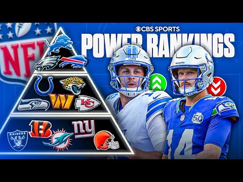 NFL Week 6 Power Rankings Tiers: Lions take No. 1 spot, Seahawks drop 8 spots after loss to Bucs! 🚨