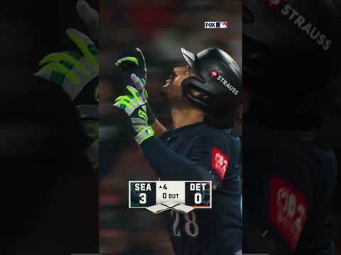 Highlights from Mariners vs. Tigers ALDS Game 3 🔥🙌 #MLB #Playoffs #Mariners #Tigers