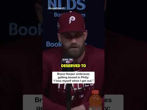 Bryce Harper says Phillies fans expect greatness just like he does. #shorts
