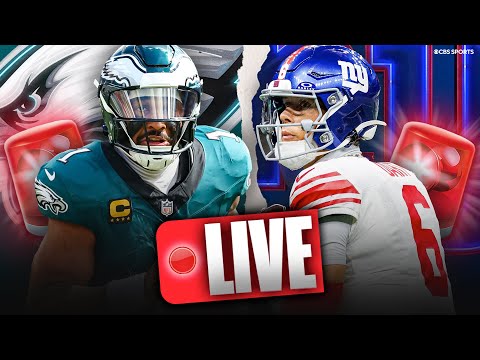 Thursday Night Football LIVE Pregame: Eagles vs Giants Picks, Predictions and Best Bets