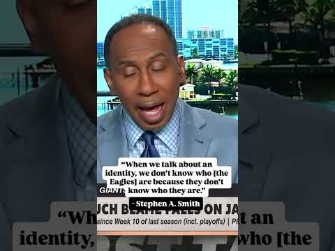 Stephen A. shares his thoughts on the Eagles after their loss to the Giants 👀