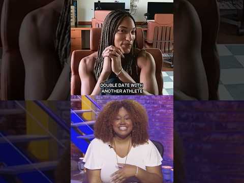 Tara Davis-Woodhall’s ideal double date? Russ and Ciara 👀