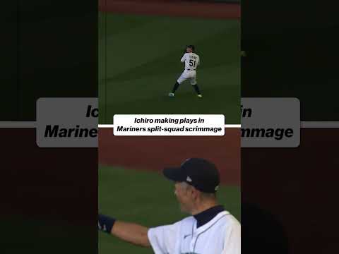 Ichiro Susuki still has it! 🔥 #mlb #baseball #mariners