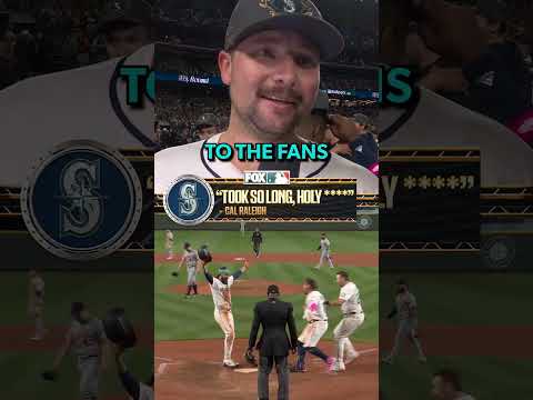 Cal Raleigh on winning in 15 innings 🤯 #MLB #Mariners