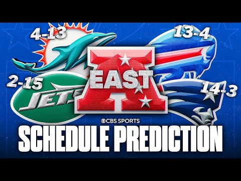 Predicting the Remaining Schedules for EVERY AFC East team: Patriots, Bills, Dolphins, and Jets ✅