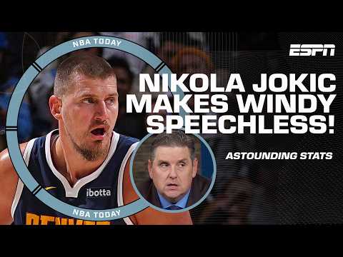Windy can’t HOLD HIMSELF BACK over Nikola Jokic’s stats 🗣️ ‘AT THE PEAK OF HIS POWERS!’ | NBA Today