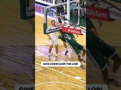 Coen Carr has some MAD jumps 😤 #MichiganState