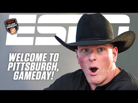 McAfee gets the Pittsburgh crowd RILED UP! ‘If you want to fight, LET’S FIGHT!’ 💪 | College GameDay