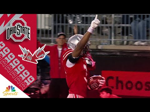 Ohio State’s Lorenzo Styles Jr. takes kickoff return to the house vs. UCLA | Big Ten on NBC