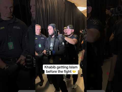 Islam before his walkout #UFC322