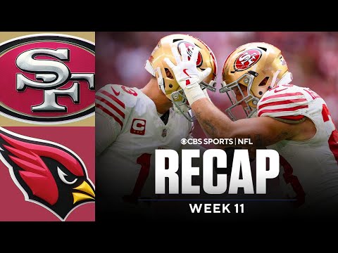 Brock Purdy throws for 3 touchdowns in return as 49ers rout Cardinals | NFL Week 11 Recap