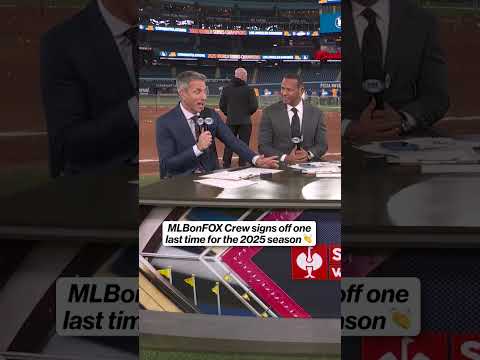 MLBonFOX Crew signs off one last time ๐ #MLB #WorldSeries #MLBonFOX