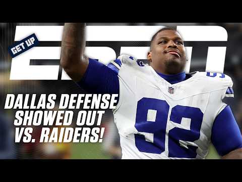 Cowboys vs. Raiders REACTION 👀 Good game or good SIGN for Dallas’ defense? 🍿 | Get Up