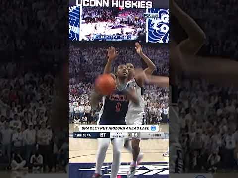 How No. 4 Arizona pulled off the UPSET against No. 3 UConn 😳 #cbb #arizona #uconn #basketball