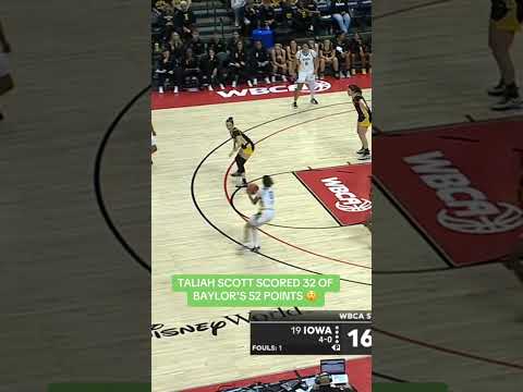 Scott had the hot hand in the loss to No. 19 Iowa 🏀