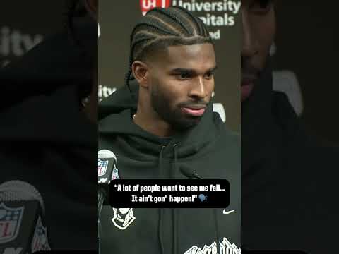 Shedeur Sanders with a message to the doubters after the Browns’ win in his first start 🗣️