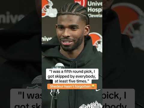 Shedeur making jokes ๐