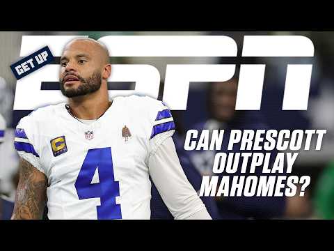 Chiefs vs. Cowboys PREVIEW 🍿 Dak Prescott playing BETTER than Patrick Mahomes? 😮💨 | Get Up