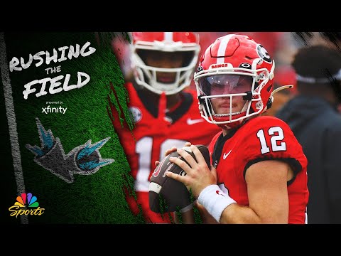 Georgia as ‘dangerous as anyone’ in CFB ahead of Georgia Tech clash | Rushing The Field | NBC Sports