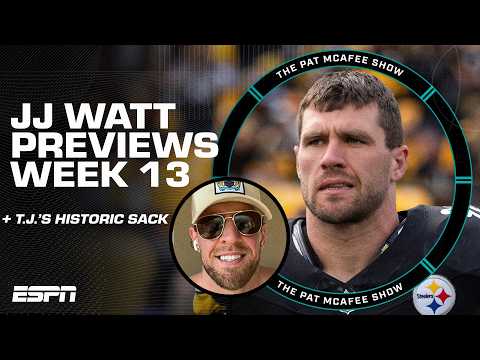 JJ Watt on Texans-Colts, calling T.J.’s big sack & Thanksgiving games 🏈 | The Pat McAfee Show