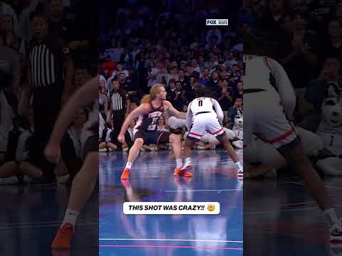 What an UNBELIEVABLE shot by Malachi Smith 🤯 #cbb #uconn #basketball