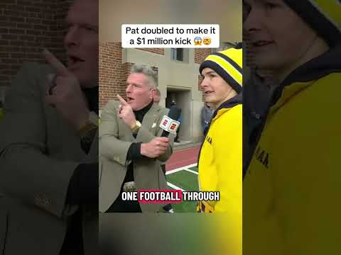 PAT GAVE HIM A SHOT AT $1 MILLION 😱😬