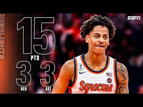 HIGHLIGHTS from Kiyan Anthony’s DEBUT at Syracuse 🎥 | ESPN College Basketball