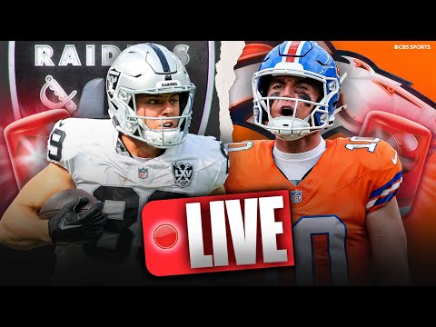 Thursday Night Football LIVE Pregame: Raiders vs Broncos Picks, Predictions and Best Bets