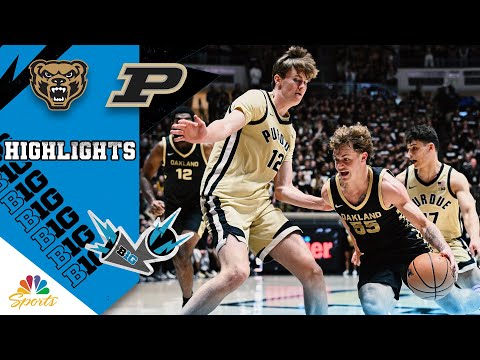 Oakland vs. No. 1 Purdue | COLLEGE BASKETBALL HIGHLIGHTS | 11/7/25 | NBC Sports