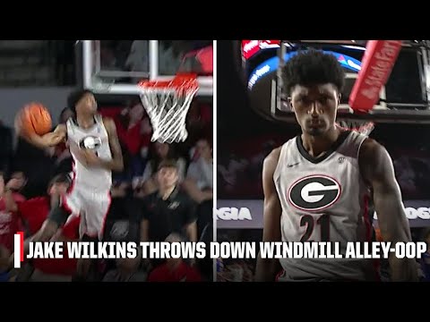 DUNK OF THE YEAR CANDIDATE⁉️ Dominique Wilkins’ son throws down WINDMILL ALLEY-OOP slam 🤯 | ESPN CBB