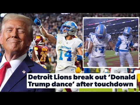 Detroit Lions Do The Trump Dance As Washington Fans BOO While President Trump Attends Game