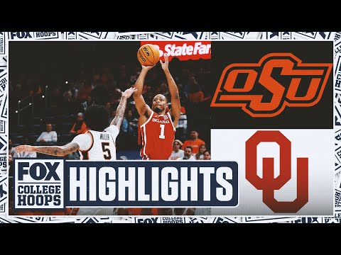 Oklahoma Sooners vs. Oklahoma State Cowboys Highlights 🏀 FOX College Hoops