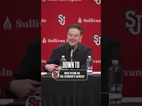 Rick Pitino says Ian Jackson looks like Billie Dee after the new haircut 😭👀 | FOX SPORTS