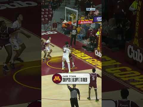 Cade Tyson put on a SHOW today 🔥 #basketball #Collegebasketball