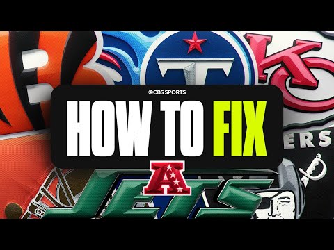 How to FIX eliminated AFC teams: Chiefs, Bengals, Raiders, Titans, Browns, & Jets 👀
