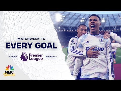 Every Premier League goal from Matchweek 16 (2025-26) | Premier League | NBC Sports