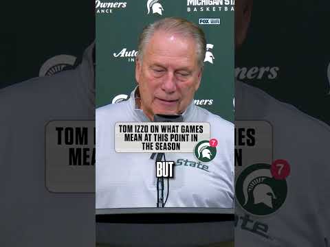 Tom Izzo Kept It Real #basketball #michiganstate #cbb