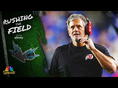 Michigan upgraded at head coach with Kyle Whittingham | Rushing the Field | NBC Sports
