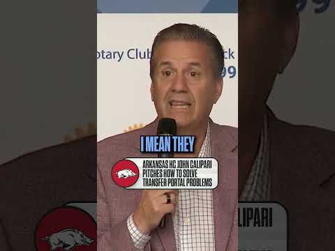 Arkansas HC John Calipari pitched a solution for the transfer portal ๐ค #basketball #cbb
