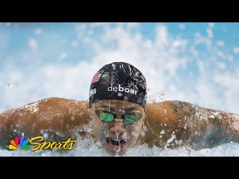 Shaine Casas BATTLES Ilya Kharun for narrow 100m butterfly win at US Open | NBC Sports