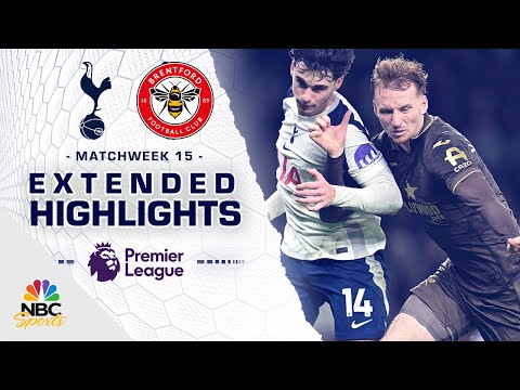 Tottenham Hotspur v. Brentford | PREMIER LEAGUE HIGHLIGHTS | 12/6/2025 | NBC Sports